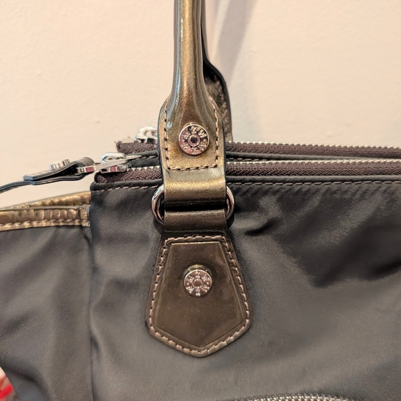 MZ Wallace Jane Tote - grey steal Bedford patent metallic - Picture 7 of 11